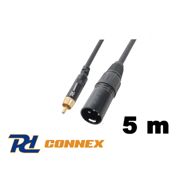 PD Connex CX52-5 jelkábel (RCA - XLR papa) - (5 m)