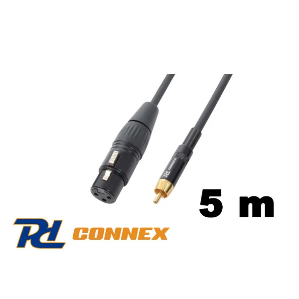 PD Connex CX54-5 jelkábel (RCA - XLR mama) - (5 m)