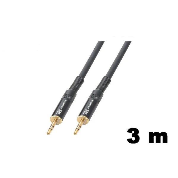 PD Connex CX88-3 sztereo jelkábel (3,5 mm Jack - 3,5 mm Jack) - (3 m)