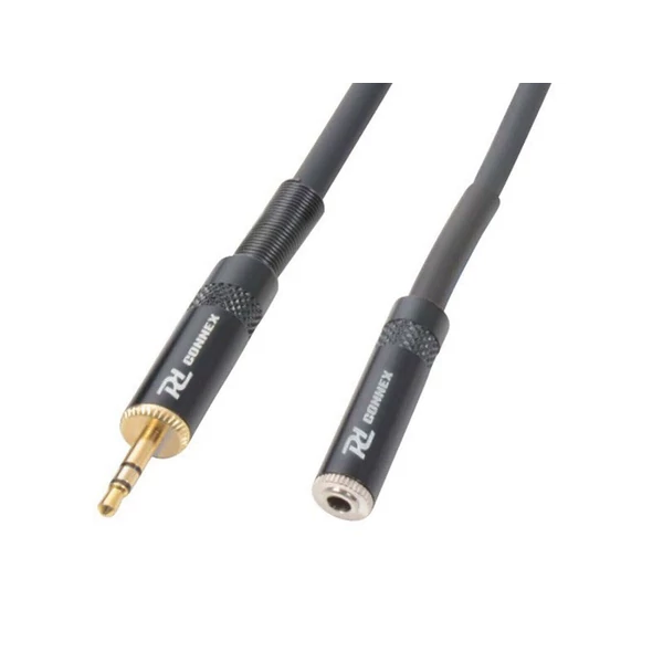 PD Connex CX90-1,5 sztereo hosszabbító jelkábel (3,5 mm Jack papa - 3,5 mm Jack mama) - (1,5 m)