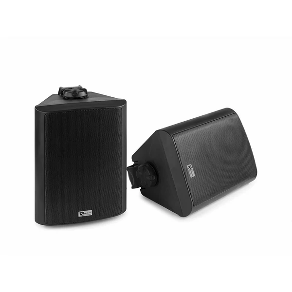 Power Dynamics BGB50 (5") 2 utas, aktív fali hangfal szett 2x100W (fekete) + VÍZÁLLÓ
