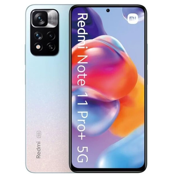 Xiaomi Redmi Note 11 Pro+ 5G Dual Sim 6GB RAM 128GB csillag kék (star blue) kártyafüggetlen okostelefon