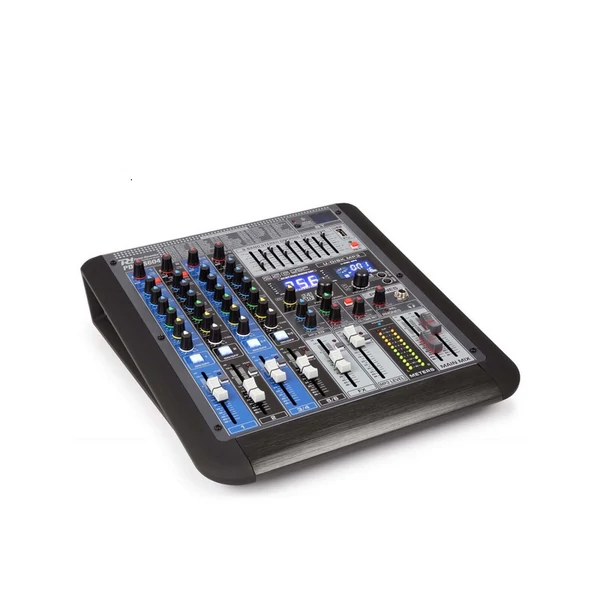 Power Dynamics PDM-S604 - 6 csatornás zenekari keverő, Bluetooth + Effekt + REC felvétel