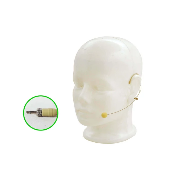 Vonyx FHS01JACK-B testszínű fejmikrofon (3,5 mm Jack csatlakozó, belső menet)