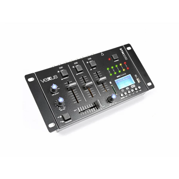 Vonyx STM-3030 3+1 csatornás DJ, karaoke keverő + USB/SD Lejátszó + REC