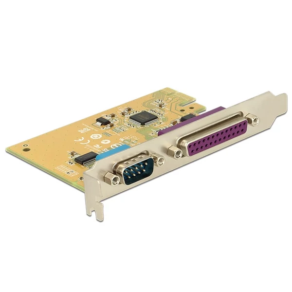 Delock PCI Express-kártya > 1 x Soros + 1 x Párhuzamos