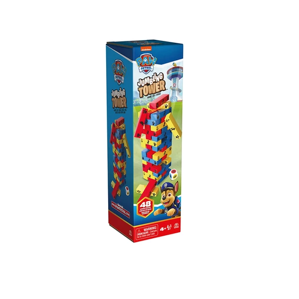 Mancs őrjárat: Színes toronyépítő jenga játék - Spin Master