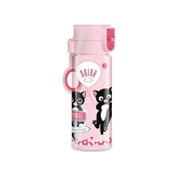 Think-Pink Párizsban cseppmentesen záródó rózsaszín kulacs 475ml