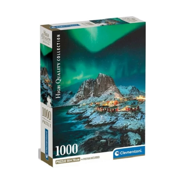 Lofoten szigetek HQC 1000db-os puzzle poszterrel - Clementoni