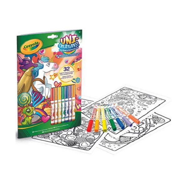 Crayola: Color & Activity állatkornis foglalkoztató 7 db filctollal