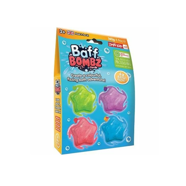Gelli Baff: Baff Bombz fürdőbomba illatos csillag 4x35g
