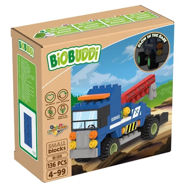 Vontató kamion | építőjáték | 142 db építőkocka | BiOBUDDi BB-2039