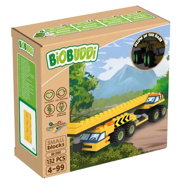 Autódaru | építőjáték | 142 db építőkocka | BiOBUDDi BB-2040