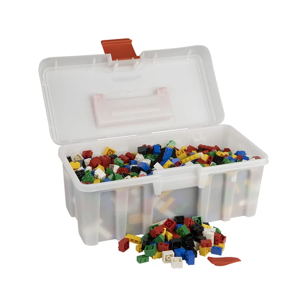 Vegyes építőkocka készlet alapszínekben (alapkockák) | építőkocka készlet | 750 db építőkocka | Q-BRiCKS®