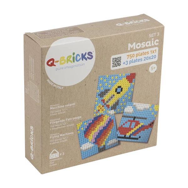 Légi járműves mozaik készlet | mozaik készlet | 753 db mozaik | Q-BRiCKS®
