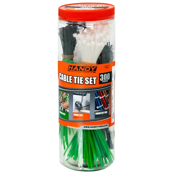 Handy színes kábelkötegelő szett 300db-os kiszerelésben 05431