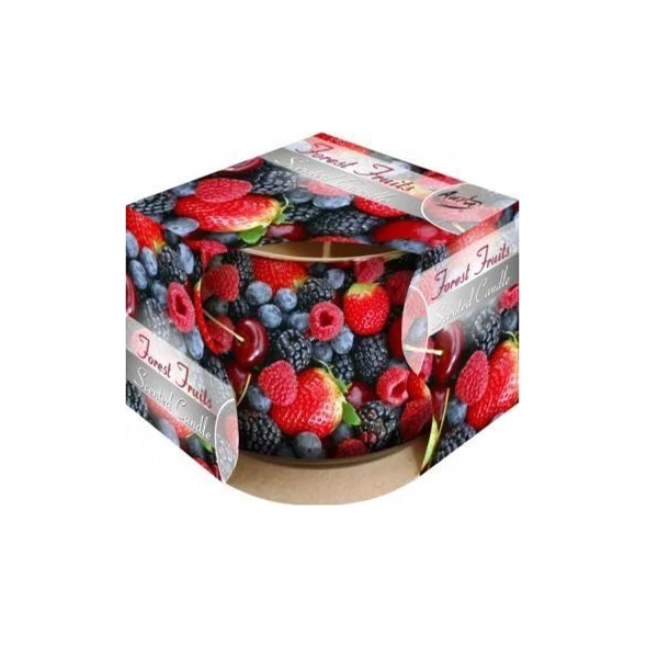 Erdei gyümölcsös poharas illatgyertya 100g