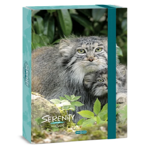 Ars Una: Serenity Manul A4-es füzetbox 4cm-es gerincvastagsággal