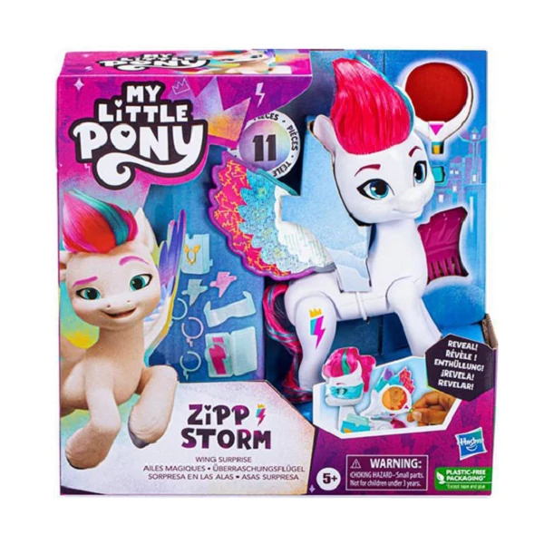 Én kicsi Pónim: Szárnyas meglepetés Zipp Storm figuraszett - Hasbro