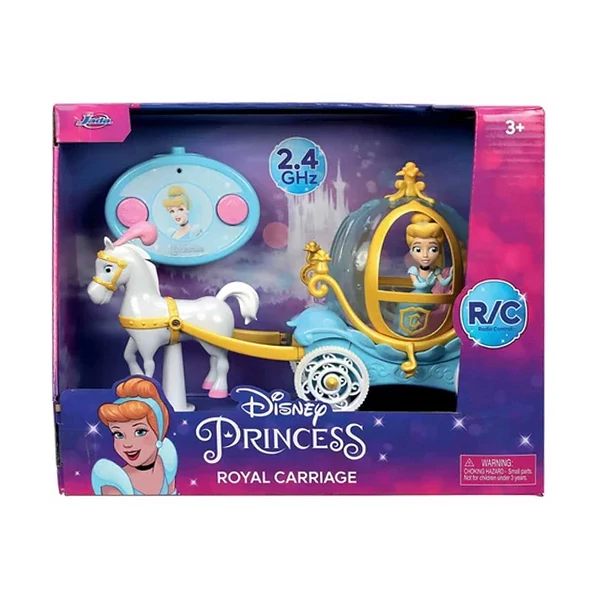 Disney RC: Hamupipőke távirányítós hintója játékfigurával 2,4GHz 28cm - Simba Toys