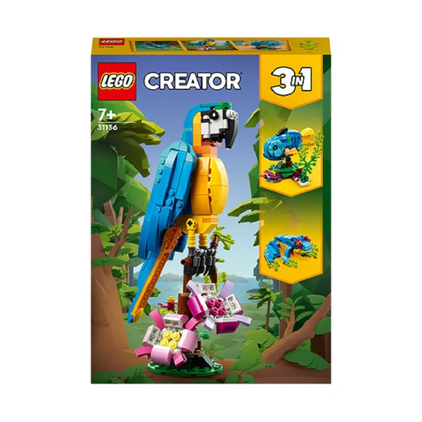 LEGO® Creator: Egzotikus papagáj 3 az 1-ben (31136)