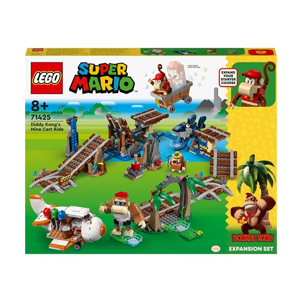 LEGO® Super Mario™: Diddy Kong utazása a bányacsillében kiegészítő szett (71425)