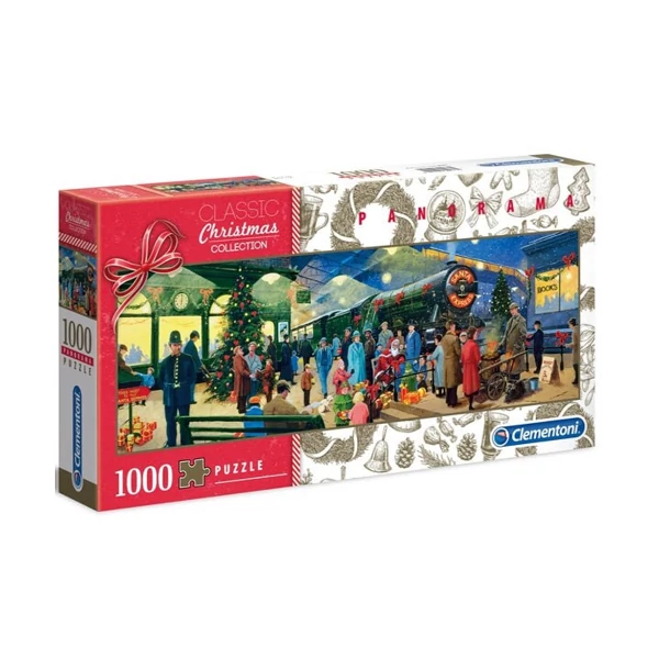 Mikulás expressz 1000 db-os panoráma puzzle - Clementoni