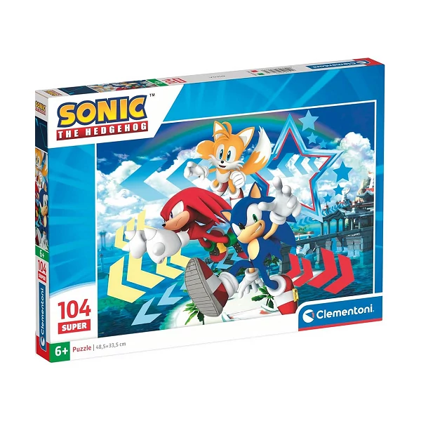 Sonic a sündisznó és barátai 104db-os puzzle - Clementoni