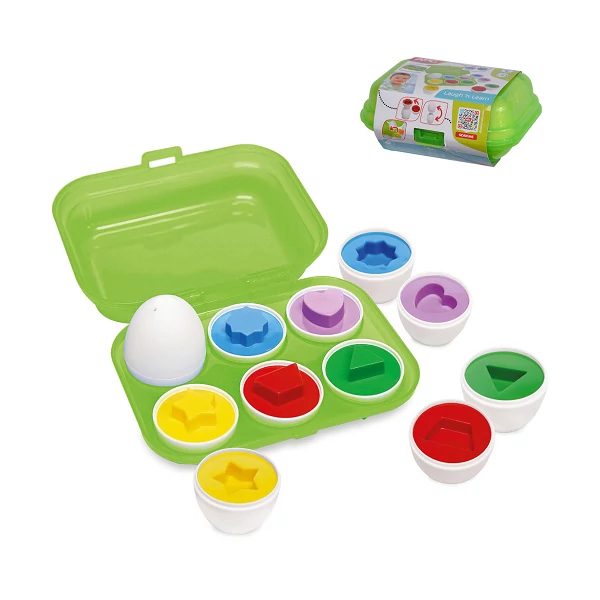 ABC színes tojásos formaválogató 6 db tojással - Simba Toys