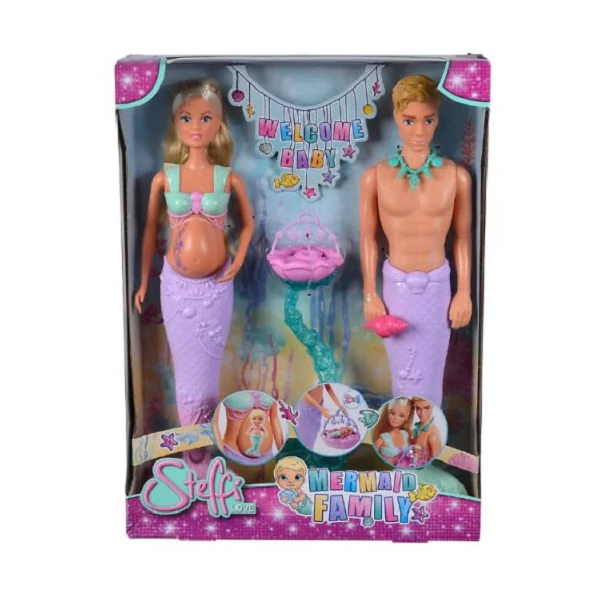 Steffi Love: Sellő család játékszett - Simba Toys
