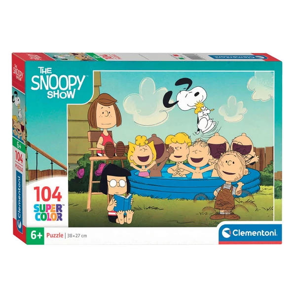 Snoopy és barátai 104 db-os Supercolor puzzle - Clementoni