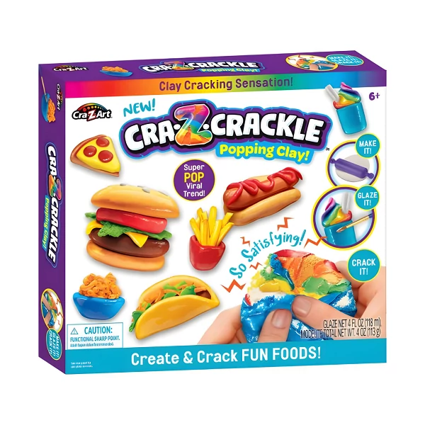 Cra-Z-Art: Create & Crack - Nasigyár roppanós gyurmával és kiegészítőkkel