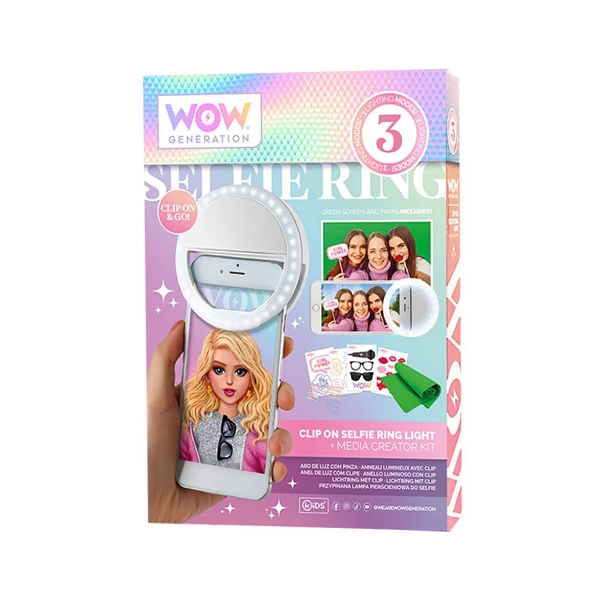 WOW Generation: Szelfie körlámpa szett kiegészítőkkel