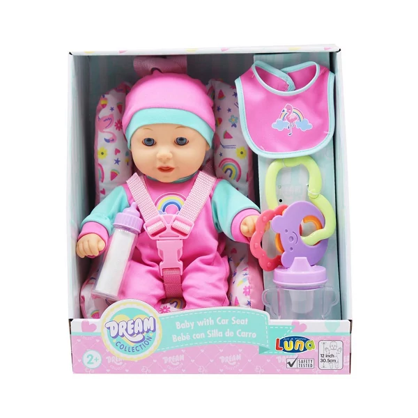 Dream Collection: Csecsemő baba autós üléssel és kiegészítőkkel