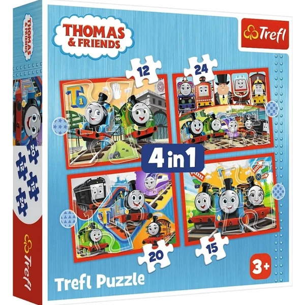 Thomas a gőzmozdony 4 az 1-ben puzzle - Trefl
