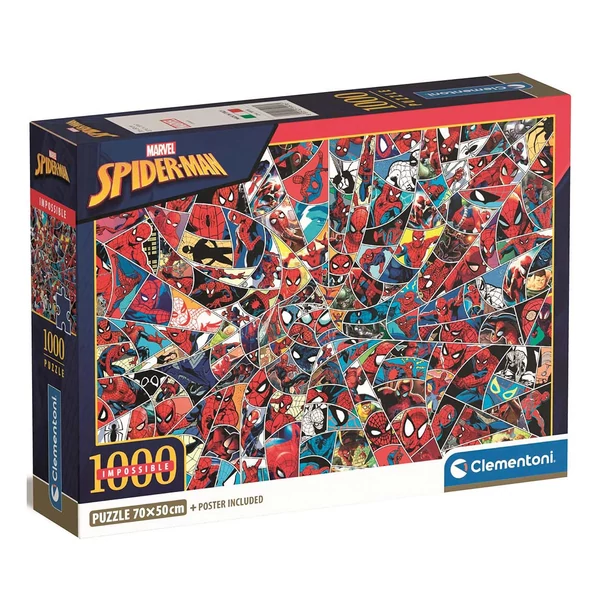 Pókember 1000db-os lehetetlen puzzle 70x50cm - Clementoni