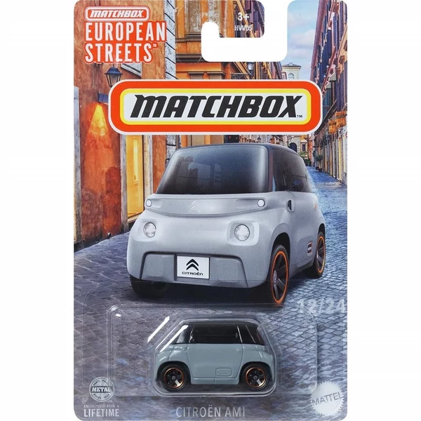 Hot Wheels: Európa széria - Citroen Ami kisautó 1/64 - Mattel