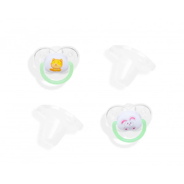 Baby Bruin 2 db-os szillikon altatócumi kupakkal 2-es méret 55043230
