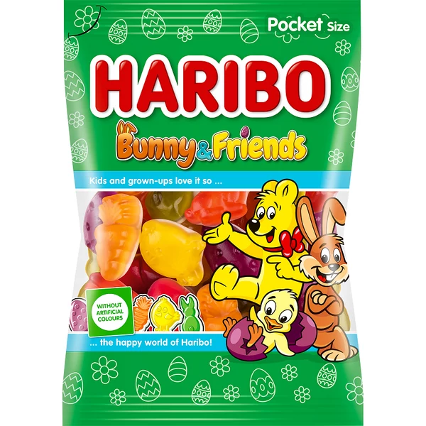 Haribo bunny & friends gumicukor 90g