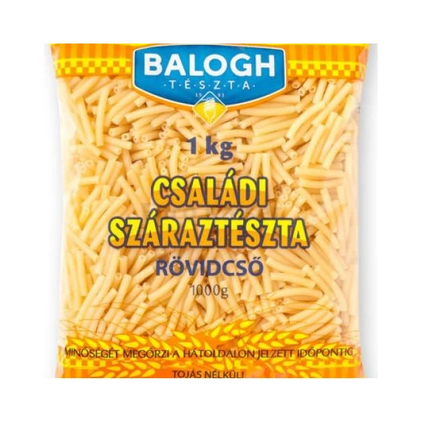 Családi rövidcső tészta 1kg