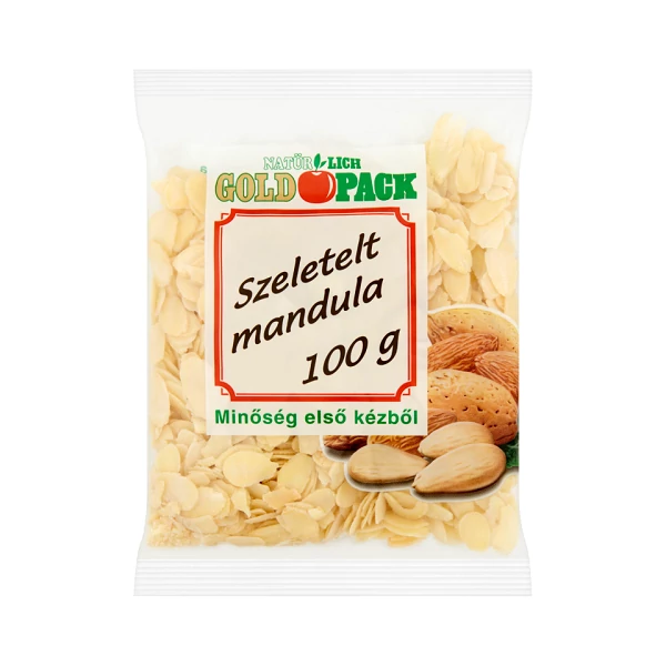 Gold Pack Szeletelt mandula 100g