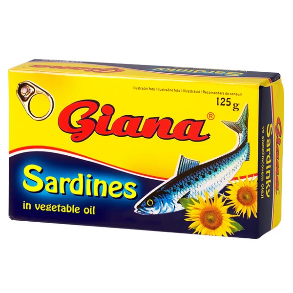 Giana szardínia növényi olajban 125 g