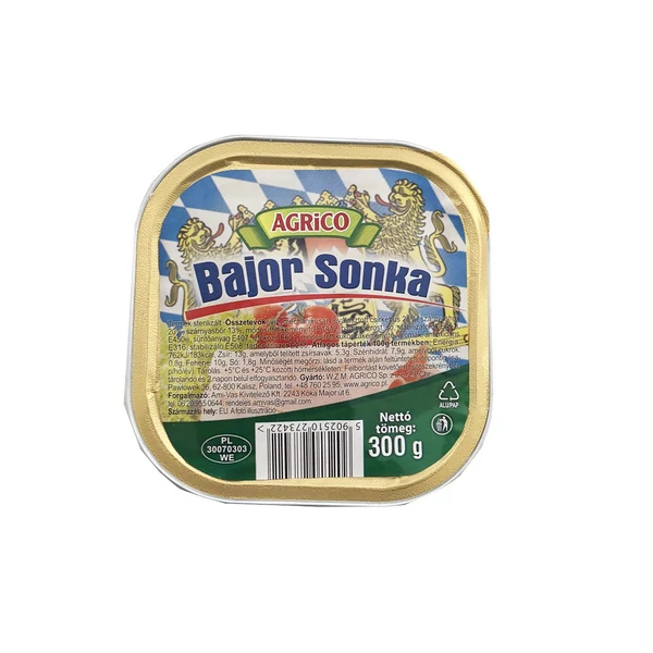 Agrico bajor sonka vagdalt 300g