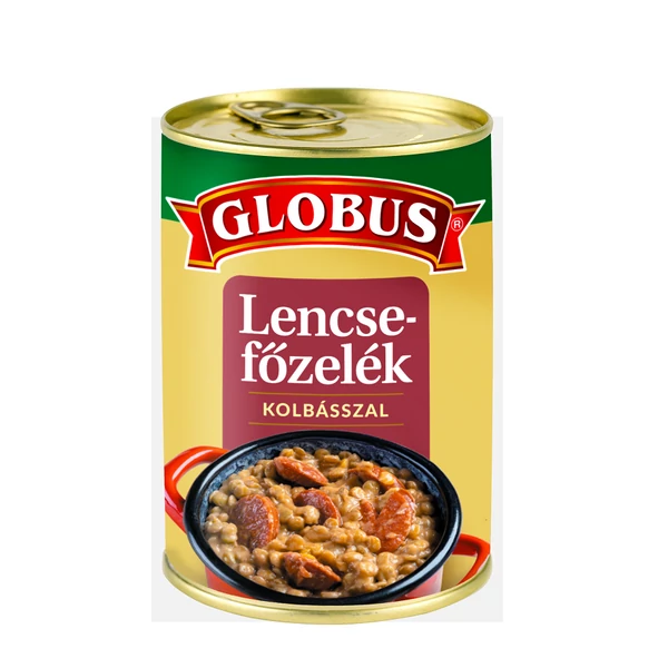 Globus lencsefőzelék kolbásszal 400 g