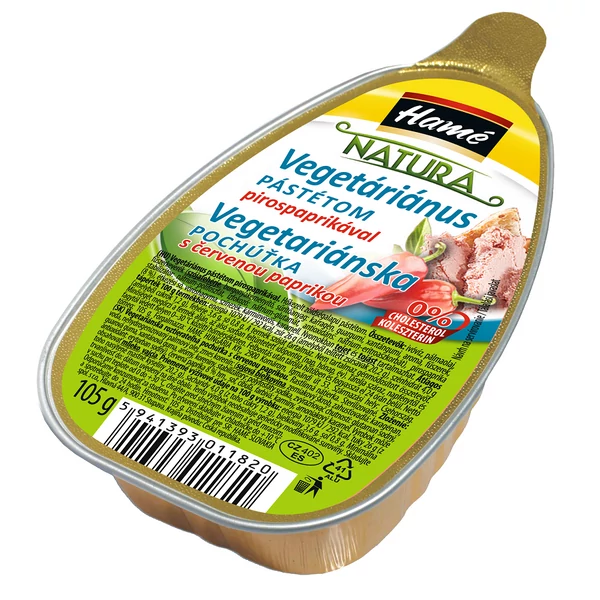 Hamé Natura vegetáriánus pástétom pirospaprikával 105 g