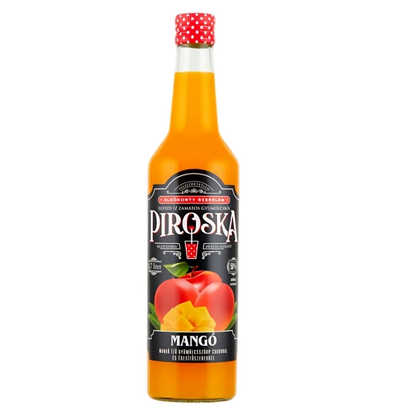 Piroska mangó ízesítésű gyümölcsszörp 0,7 l