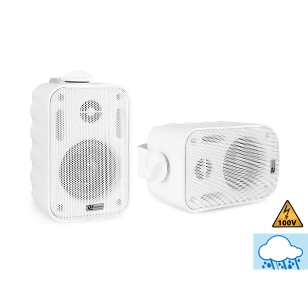 Power Dynamics BC30W (3") Fali hangfal szett 2x20/60W, 8 Ohm/100V - fehér