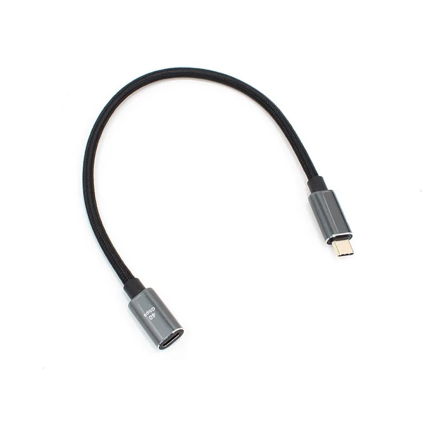 Thunder UCY-03 (USB-C - USB-C mama) USB4, 8K@60Hz 100W Hosszabbító (0,3m)
