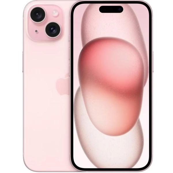 Apple iPhone 15 128GB rózsaszín (pink) kártyafüggetlen okostelefon