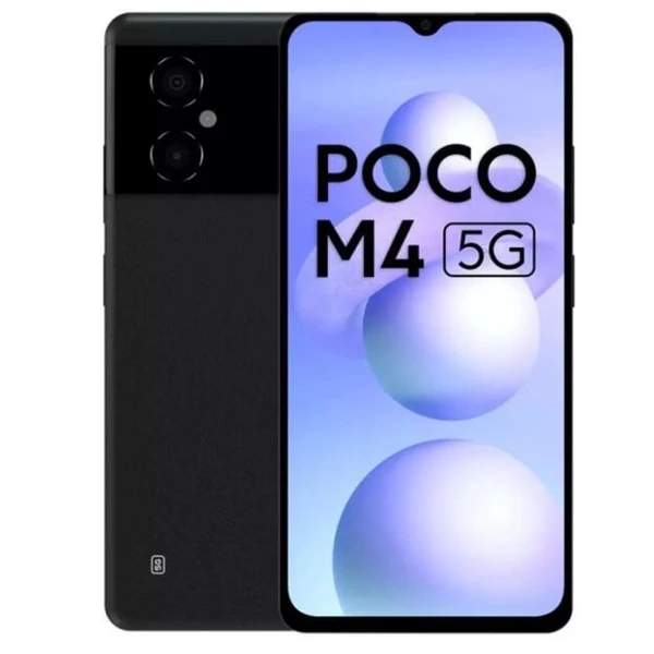 Xiaomi Poco M4 5G Dual Sim 4GB RAM 64GB fekete (black) kártyafüggetlen okostelefon